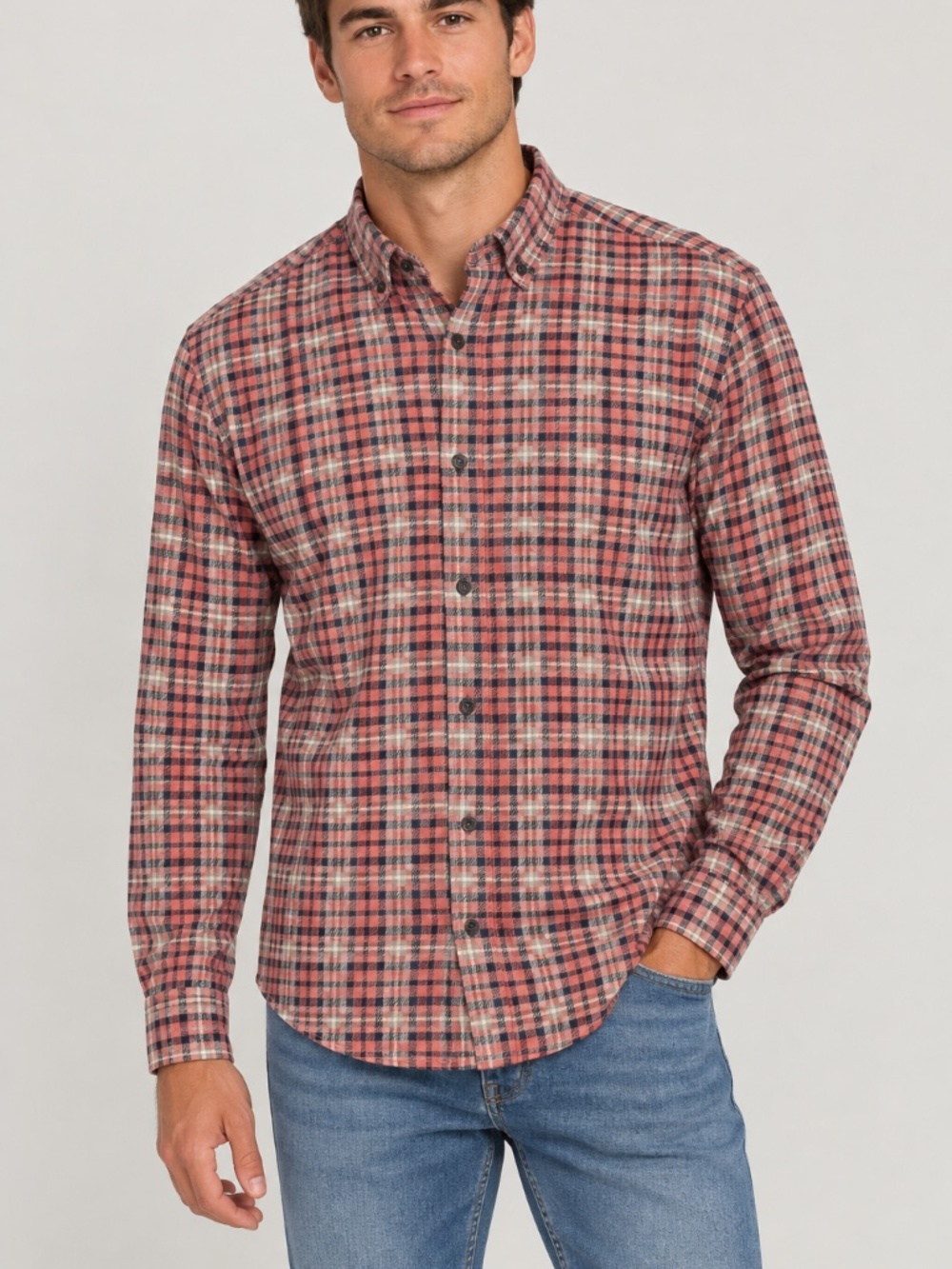 FAHERTY Cotton Blend Flannel Button Down Shirt Men’s Medium